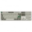 Keychron Q6 HE keyboard Gaming USB + RF Wireless + Bluetooth QWERTY Dark Green, White