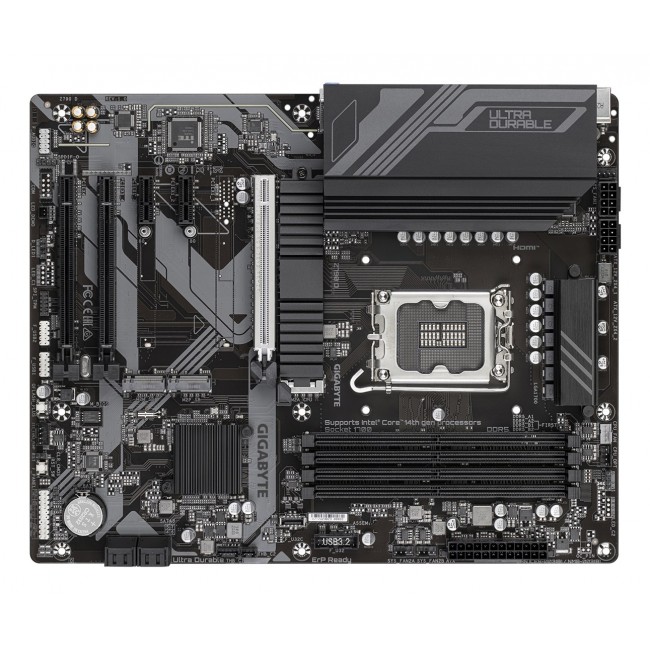 GIGABYTE Z790 D Motherboard - Supports Intel Core 14th Gen CPUs, 12+1+ Phases Digital VRM, up to 7600MHz DDR5 (OC), 3xPCIe 4.0 M.2, 2.5GbE LAN, USB 3.2 Gen 2
