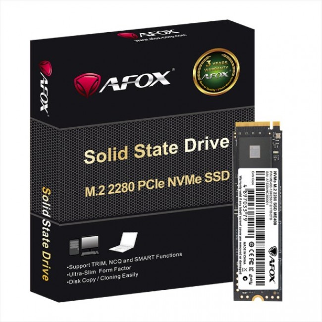 AFOX ME400 2.05 TB M.2 PCI Express 4.0 NVMe 3D NAND AFOX ME400 2.05 TB M.2 PCI Express 4.0 NVMe 3D NAND