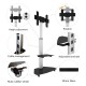 Techly Floor Support with Shelf Trolley TV LCD/LED/Plasma 37-70