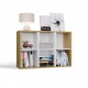 MALAX MINI 2X3 ARTISAN/WHITE BOOKCASE MALAX MINI 2X3 ARTISAN/WHITE BOOKCASE