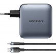 Vention 100W charger 1xUSB-A 3xUSB-C + cable