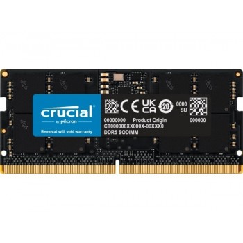 Crucial CT16G56C46S5T memory module 16 GB 1 x 16 GB DDR5 262-pin SO-DIMM ECC