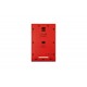 Kali Audio LP-UNF-R - a pair of Bluetooth monitor speakers (red)