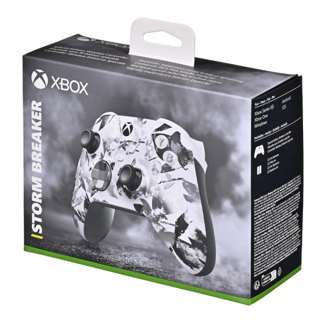 Microsoft Xbox Wireless Controller Storm Breaker Special Edition Black, White Bluetooth Gamepad Analogue / Digital Android, PC, Xbox One, Xbox Series S, Xbox Series X, iOS