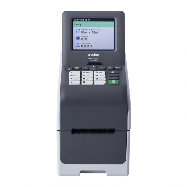Brother TD-2350DSA203 label printer Direct thermal 203 x 203 DPI 152 mm/sec Wired & Wireless Ethernet LAN Wi-Fi Bluetooth