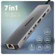 AXAGON HMC-7HX2 USB Hub, 2x USB-A, 1x USB-C
