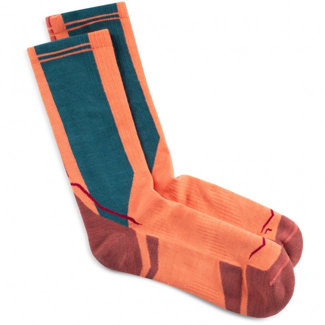 BUFF Merino Lightweight Crew Sock LWC4 Socks, Orange L