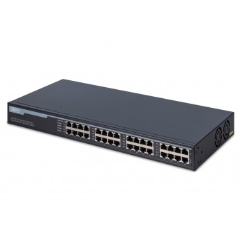 Digitus 16-port 10G Ethernet PoE+ injector, 802.3at, 250 W