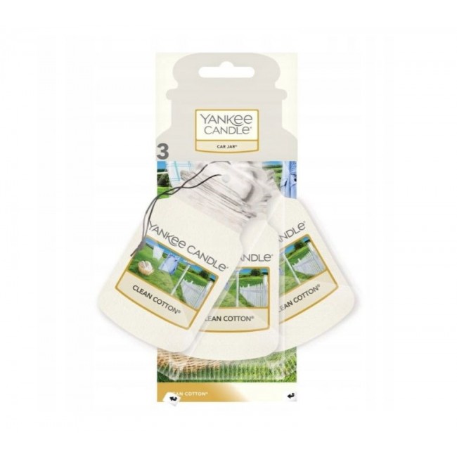 bonus pack CLEAN COTTON YANKEE Scented Air Freshener
