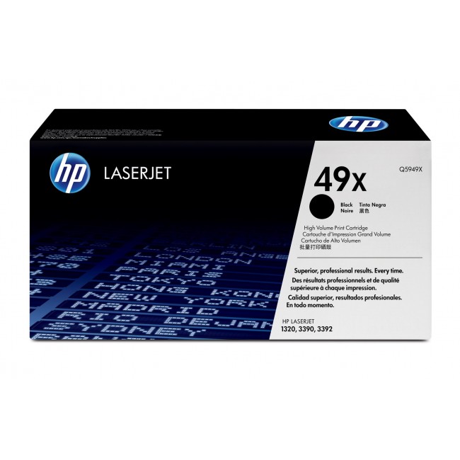 HP 49X High Yield Black Original LaserJet Toner Cartridge