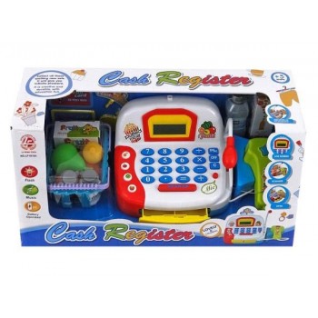 Battery operated cash register with display