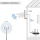 Qoltec 57043 4G LTE DUAL antenna | 14dBi | omnidirectional | outdoor Qoltec 57043 4G LTE DUAL antenna | 14dBi | omnidirectional | outdoor