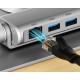 Adjustable laptop stand + USB-C HDMI hub Unitek D1109B01 PD 100W Adjustable laptop stand + USB-C HDMI hub Unitek D1109B01 PD 100W