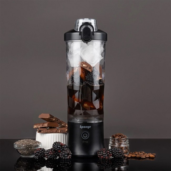 Sponge Cordless cup blender 0.6l Black Sponge Cordless cup blender 0.6l Black