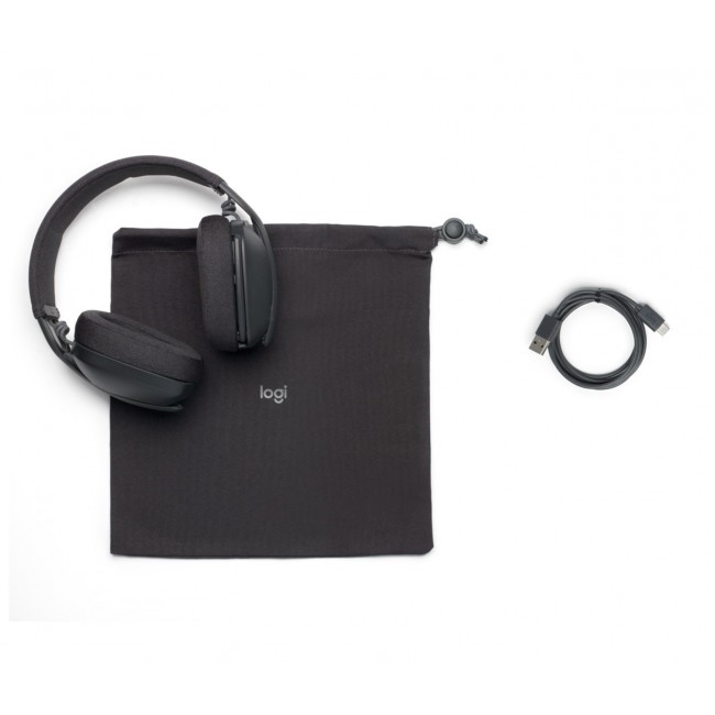 Logitech Zone Vibe 100 Headset Wireless Head-band Calls/Music Bluetooth Graphite Logitech Zone Vibe 100 Headset Wireless Head-band Calls/Music Bluetooth Graphite