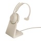 Jabra Evolve2 65 USB-C UC Chrg stand Mono - Beige Jabra Evolve2 65 USB-C UC Chrg stand Mono - Beige