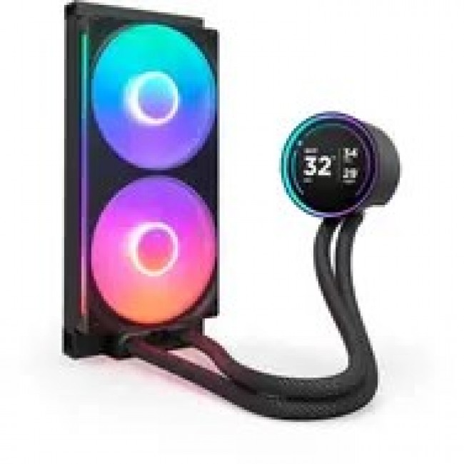 NZXT Kraken Elite 280 RGB Processor All-in-one liquid cooler 14 cm Black 1 pc(s)