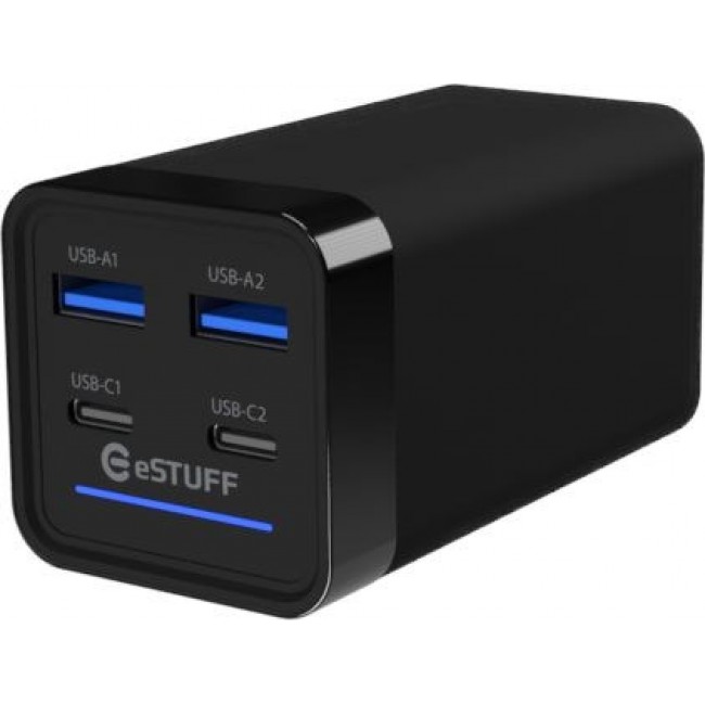 eSTUFF ES635200 mobile device charger Laptop Black AC Fast charging Indoor eSTUFF ES635200 mobile device charger Laptop Black AC Fast charging Indoor
