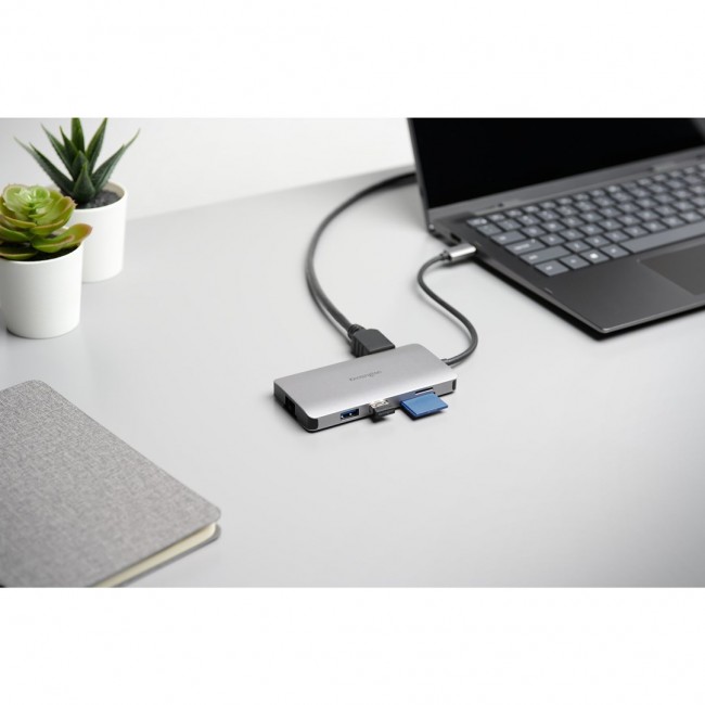 Kensington UH1400P USB-C 8-in-1 Driverless Mobile Dock Kensington UH1400P USB-C 8-in-1 Driverless Mobile Dock