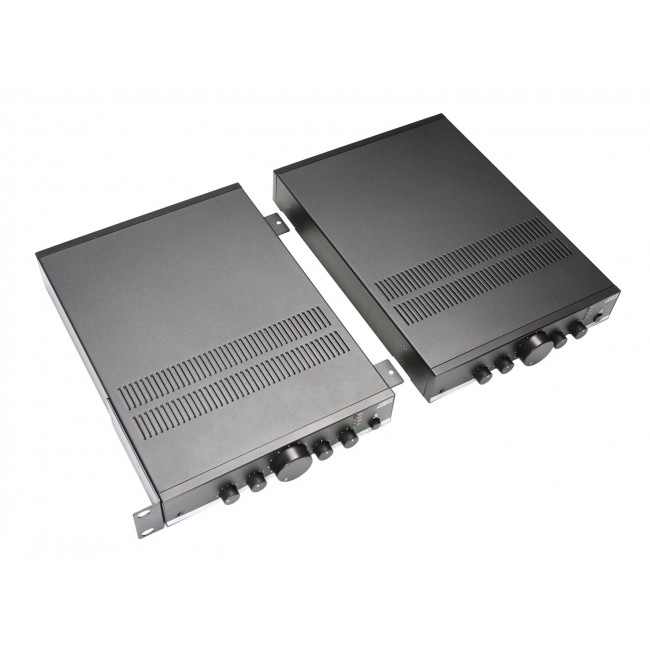 AUDAC COM104 audio amplifier Public Address (PA) system Black, White
