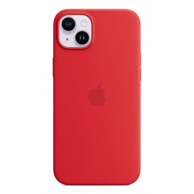 Apple iPhone 14 Plus Silicone Case with MagSafe - (PRODUCT)RED Apple iPhone 14 Plus Silicone Case with MagSafe - (PRODUCT)RED