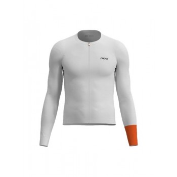 Koszulka rowerowa POC M's Cadence L/S Jersey bia a - L