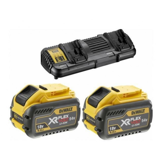 DCB132 Flexvolt Kit - 2 x DCB547 18V/54V 9.0Ah Batteries DCB132 Flexvolt Kit - 2 x DCB547 18V/54V 9.0Ah Batteries