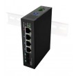 Lanberg ILGE-4P-2S-90 network switch Unmanaged Fast Ethernet (10/100) Power over Ethernet (PoE) 1U Black
