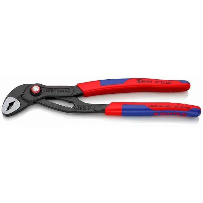 KNIPEX ADJUSTABLE PLIERS 250mm COBRA QUI CK SET...