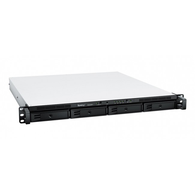 Synology RackStation RS822RP+ NAS/storage server Rack (1U) Ryzen Embedded V1500B 2 GB DDR4 0 TB DiskStation Manager Grey