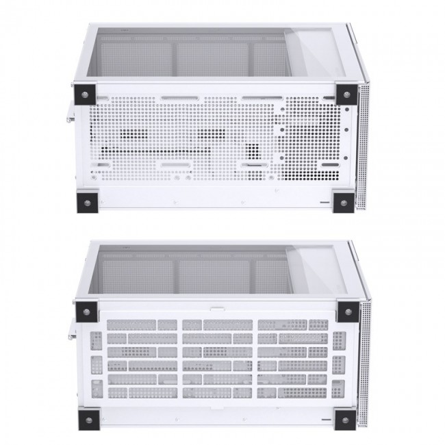 Jonsbo D31 MESH Screen Micro-ATX Case, Tempered Glass - white