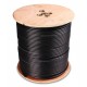 NS100 TRI COAXIAL CABLE GEL-FILLED BLACK - 300m spool NS100 TRI COAXIAL CABLE GEL-FILLED BLACK - 300m spool