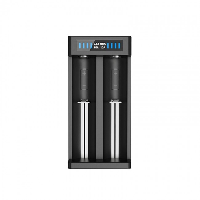 Battery charger for cylindrical Li-ion batteries 18650 Xtar MC2 PLUS Battery charger for cylindrical Li-ion batteries 18650 Xtar MC2 PLUS