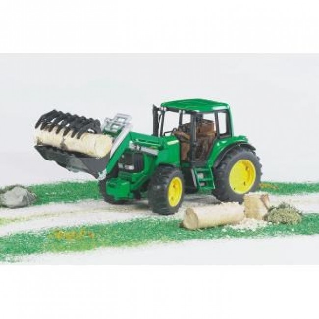 John Deere 6920 tractor with BRUDER loader
