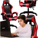 Extralink Gaming | Gaming Chair | office, rotary, bucket, black and red, G-522