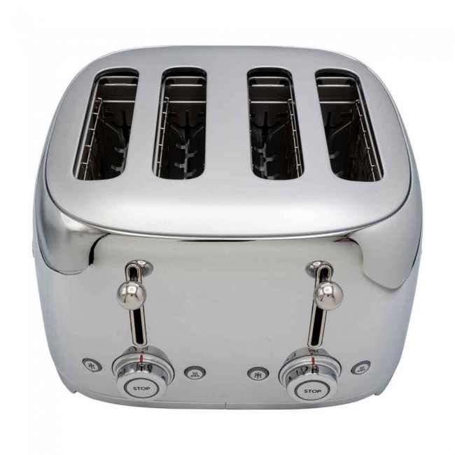 Smeg 50's Style Toaster TSF03SSEU Steel
