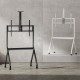 Maclean TV stand / cart, camera shelf, on casters, 55-100