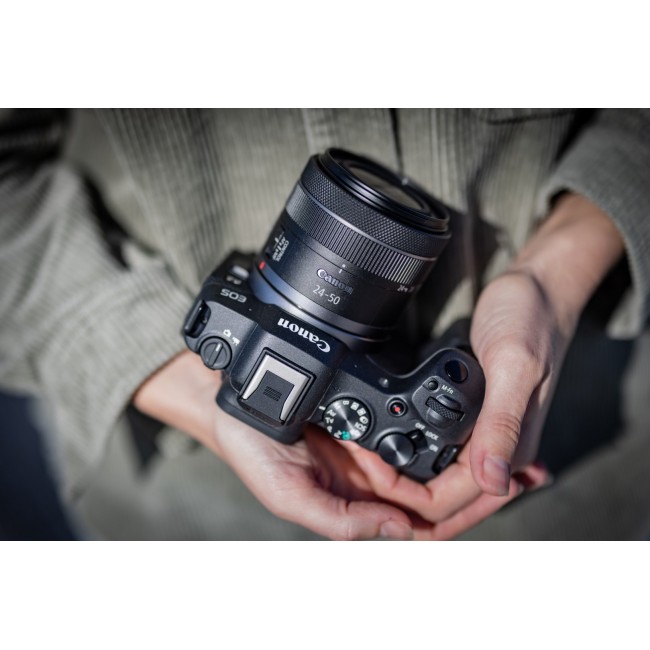 Canon EOS R8 + RF 24-50mm F4.5-6.3 IS STM Kit MILC 24.2 MP CMOS 6000 x 4000 pixels Black