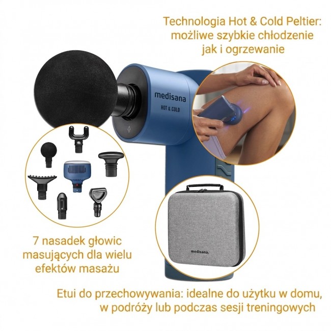 Medisana MG 600 massager Universal Black, Blue