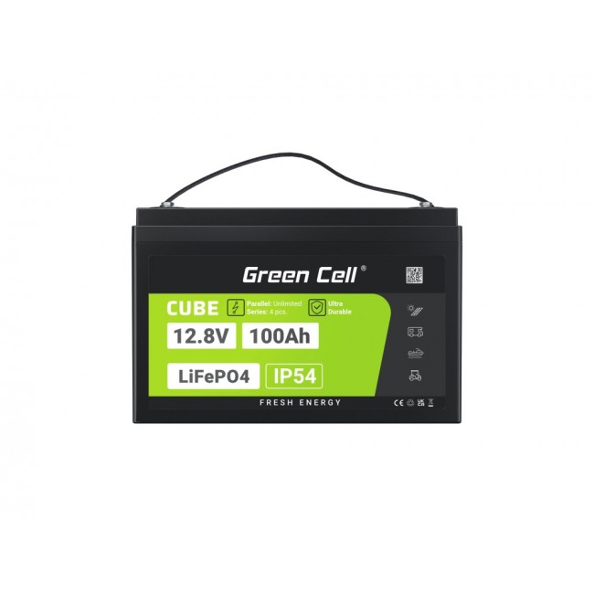 Green Cell LFPGC12V100AH UPS battery Lithium Iron Phosphate (LiFePO4) 12.8 V 100 Ah