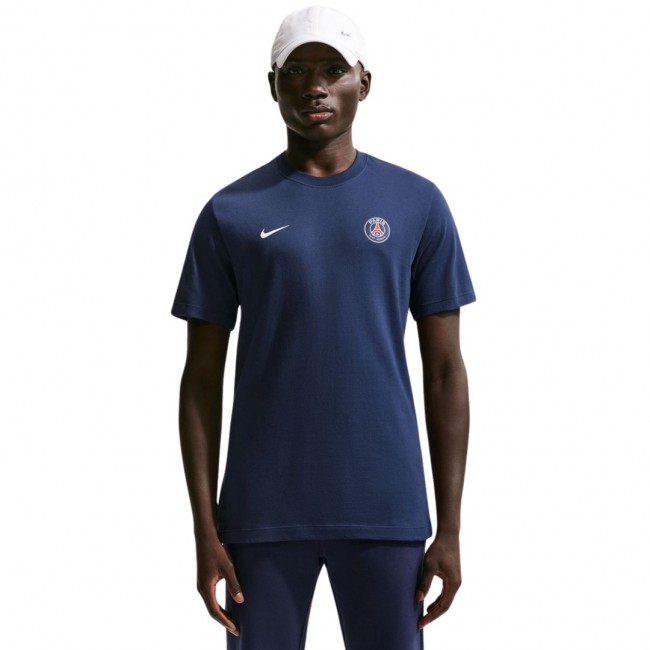 Koszulka męska Nike PSG Essential granatowa IM1664 410 L Koszulka męska Nike PSG Essential granatowa IM1664 410 L
