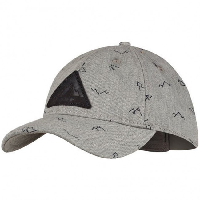 Czapka z daszkiem BUFF BASEBALL CAP NEEM GREY-GREY one size