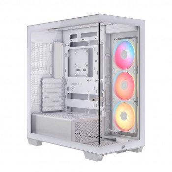 Corsair Midi Tower 3500X LXR LINK TG White