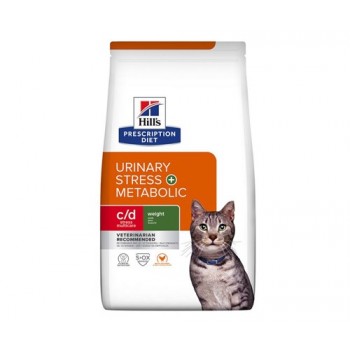 HILL'S Feline c/d Urinary Stress + Metabolic - Dry Cat Food - 3 kg