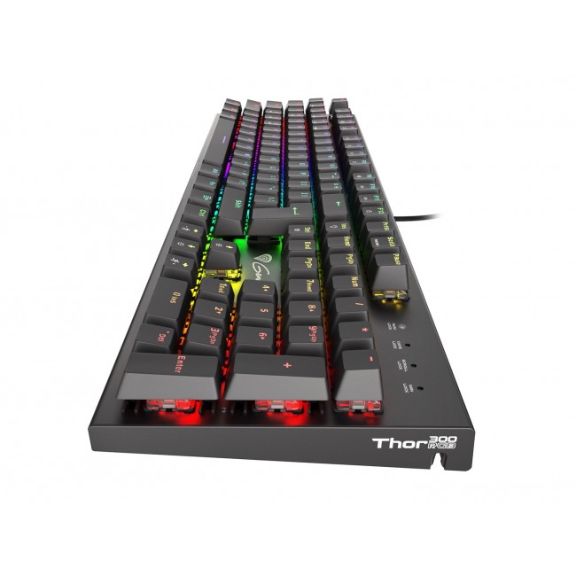 GENESIS Thor 300 RGB keyboard Gaming USB QWERTY Spanish Black