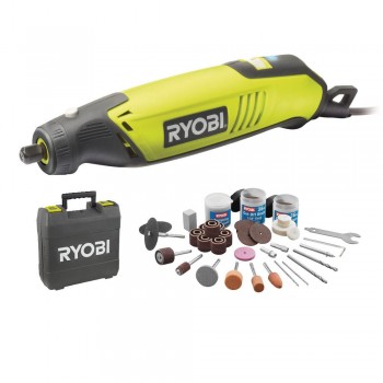 RYOBI EHT150V straight grinder 150W, set of 115 accessories