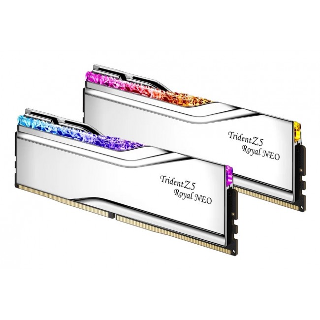 G.Skill Trident Z5 Royal Neo F5-6000J3036G32GX2-TR5NS memory module 64 GB 2 x 32 GB DDR5 6000 MT/s G.Skill Trident Z5 Royal Neo F5-6000J3036G32GX2-TR5NS memory module 64 GB 2 x 32 GB DDR5 6000 MT/s