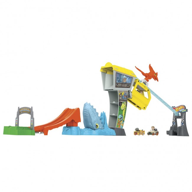 Hot Wheels Racer Verse RacerVerse Jurassic World Blue s Raptor Rush Track Set with 2 Toy Die-Cast Vehicles Hot Wheels Racer Verse RacerVerse Jurassic World Blue s Raptor Rush Track Set with 2 Toy Die-Cast Vehicles