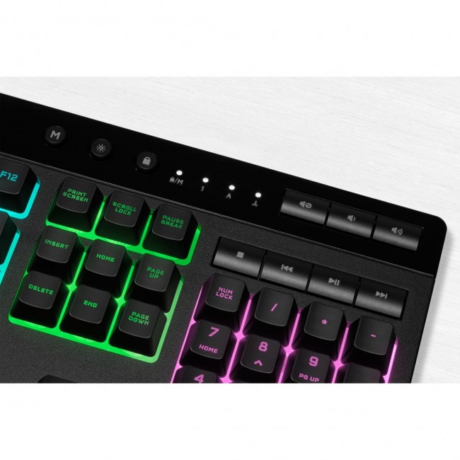Corsair K55 RGB PRO keyboard Gaming USB QWERTZ German Black Corsair K55 RGB PRO keyboard Gaming USB QWERTZ German Black